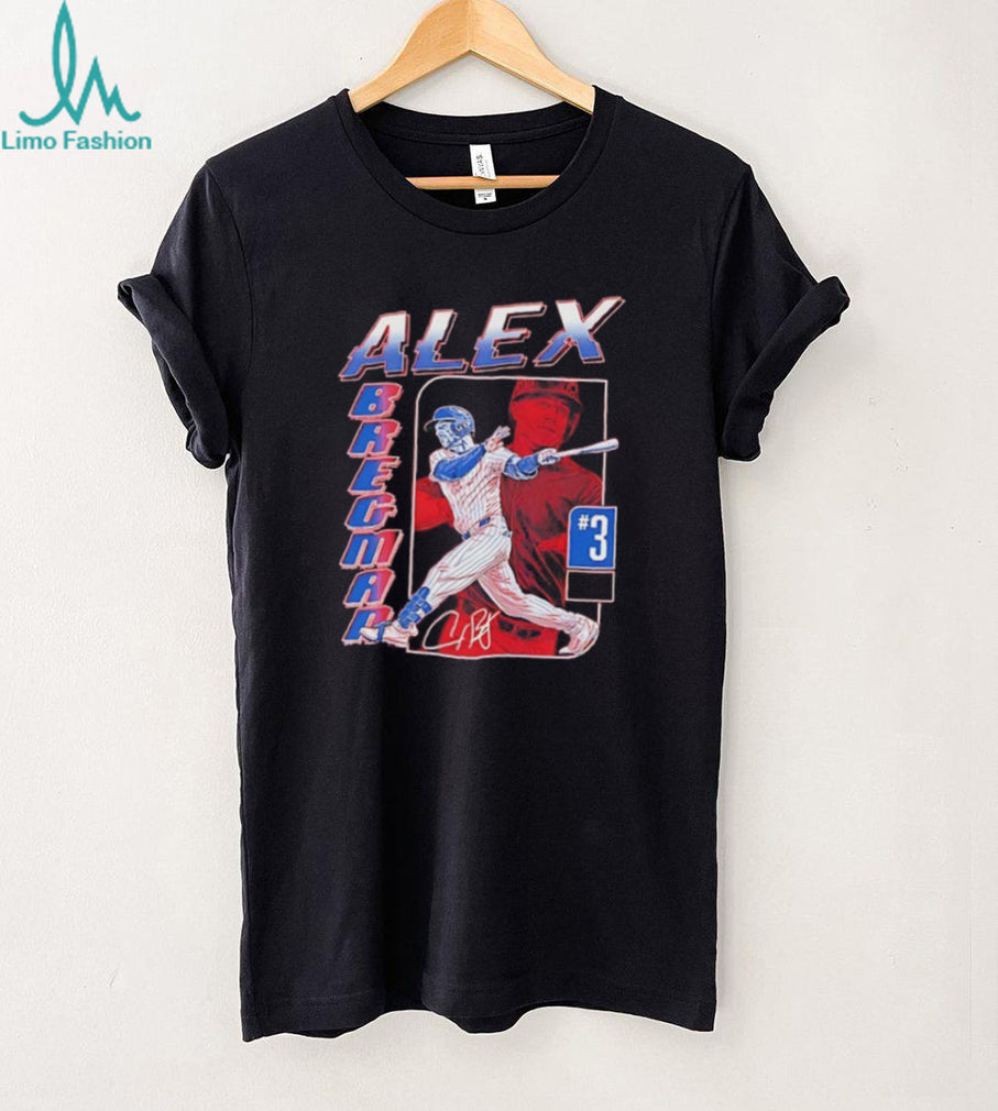 Chicago Cubs Alex Bregman signature vintage shirt