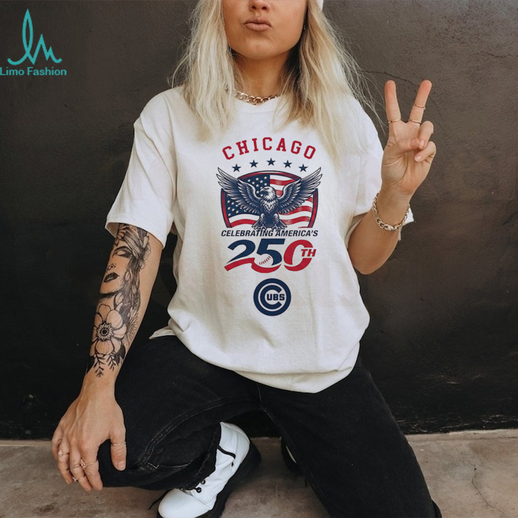 Chicago Cubs Celebrating America’s 250th Baseball Jersey T Shirt Custom Name