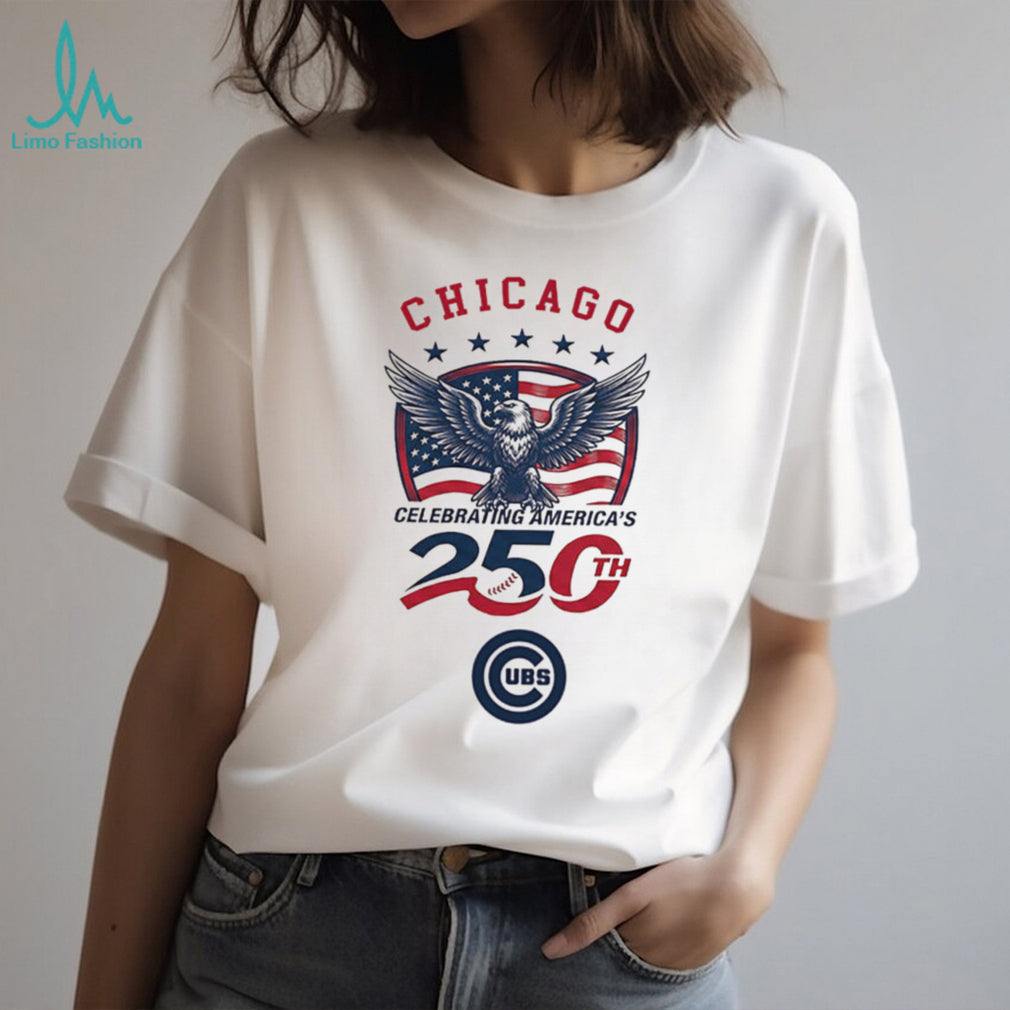 Chicago Cubs Celebrating America’s 250th Baseball Jersey T Shirt Custom Name