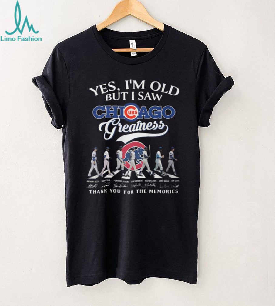 Chicago Cubs Greatness Abbey Road Legends Signatures T Shirt
