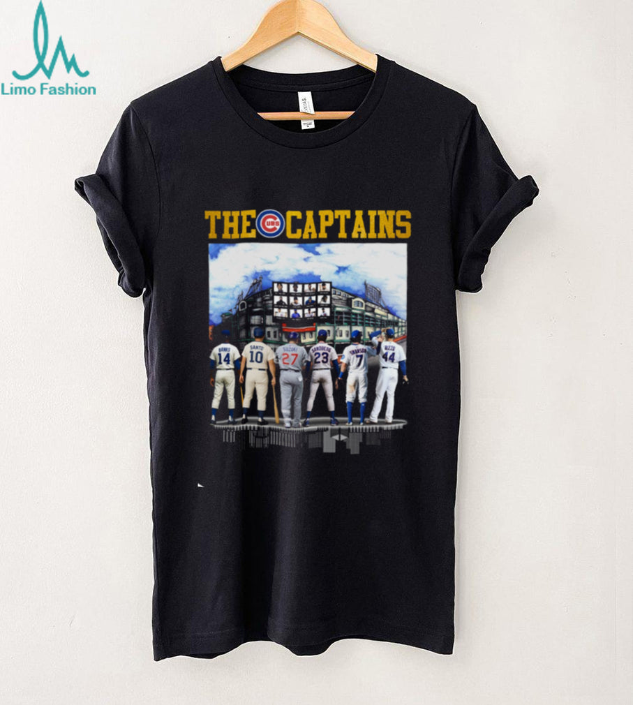 Chicago Cubs “The Captains” Wrigley Field Legends Signature T Shirt