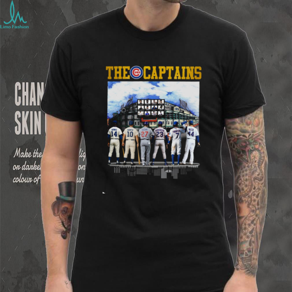 Chicago Cubs “The Captains” Wrigley Field Legends Signature T Shirt