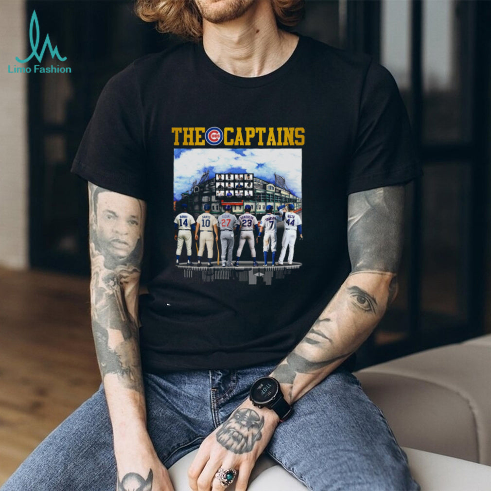 Chicago Cubs “The Captains” Wrigley Field Legends Signature T Shirt