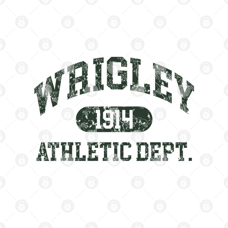 Chicago Cubs Wrigley 1914 Athletic Dept T Shirt