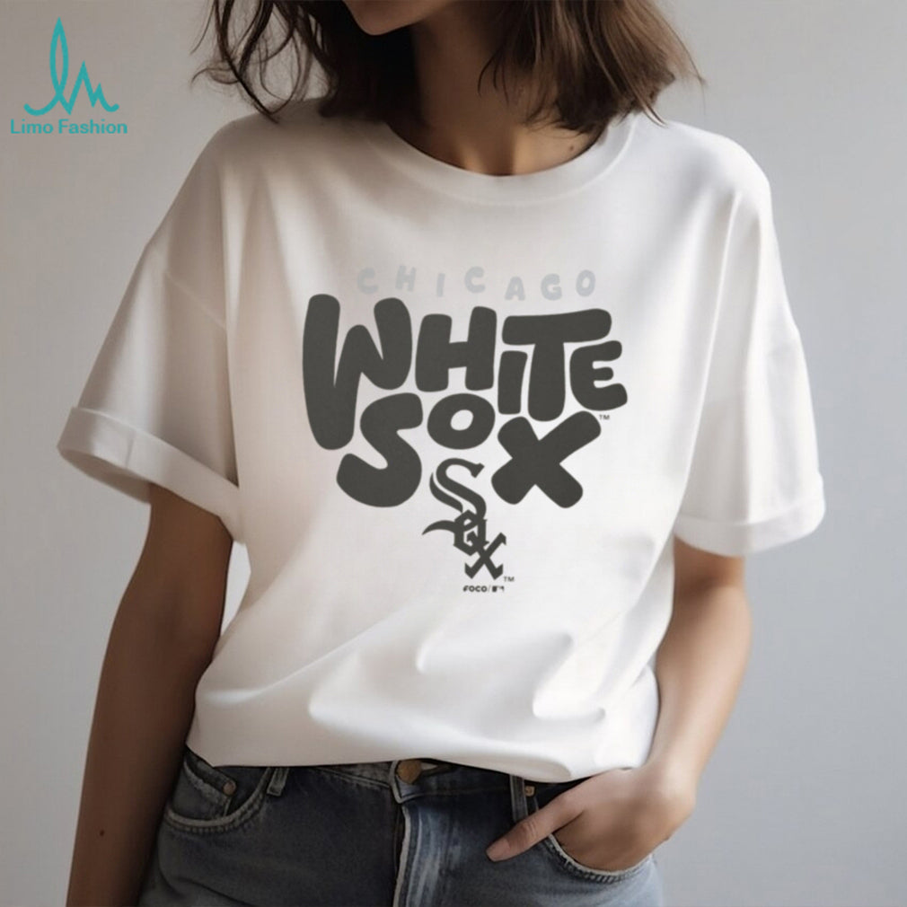 Chicago White Sox Doodle Logo Oatmeal Crewneck T shirt