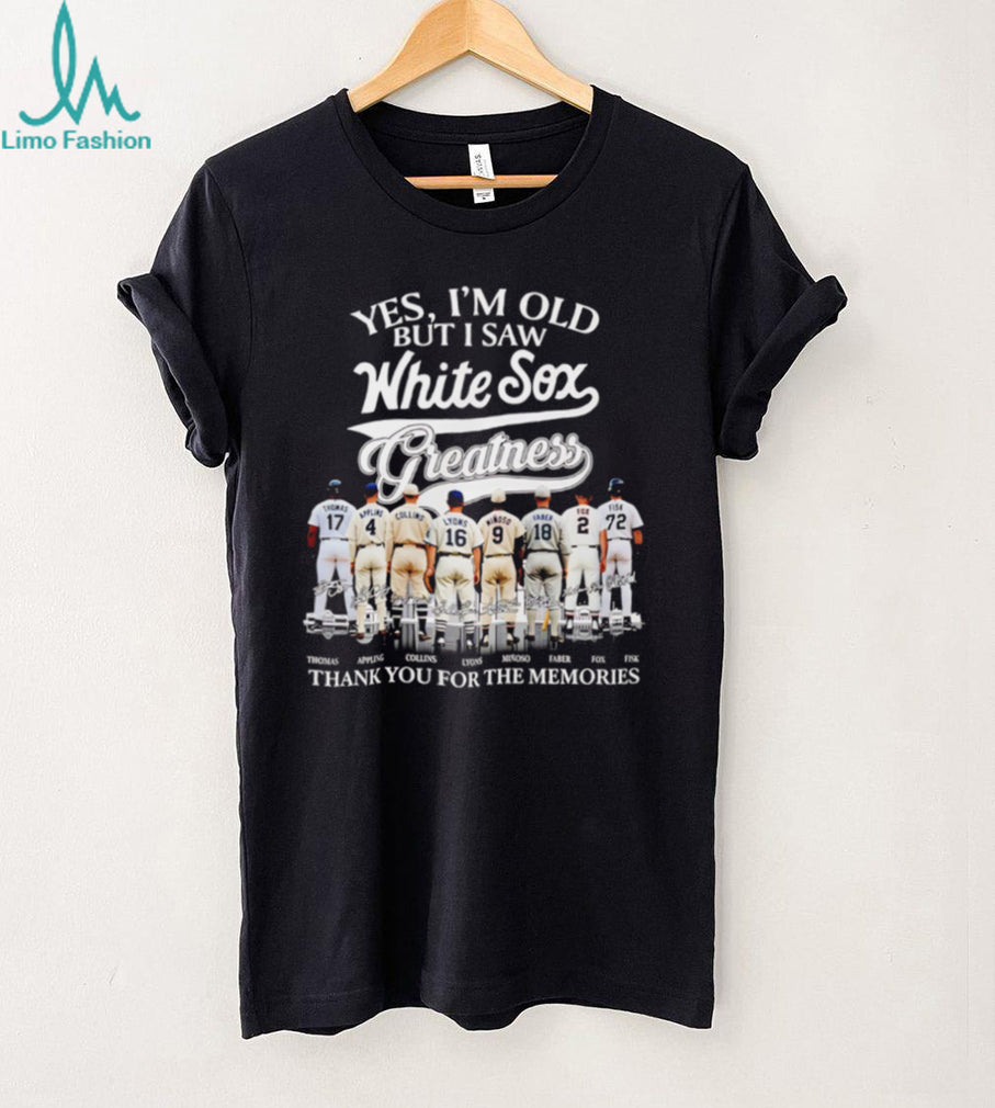 Chicago White Sox Greatness Baseball Legends Signatures Memories T Shirt
