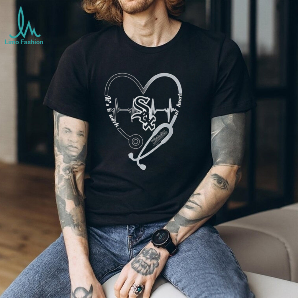 Chicago White Sox Healthcare Professional T Shirt MLB Work Of Heart Design