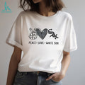 Chicago White Sox Peace Love White Sox Baseball T Shirt