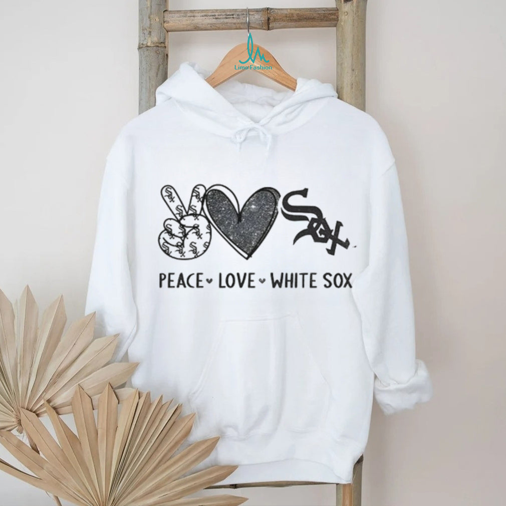Chicago White Sox Peace Love White Sox Baseball T Shirt