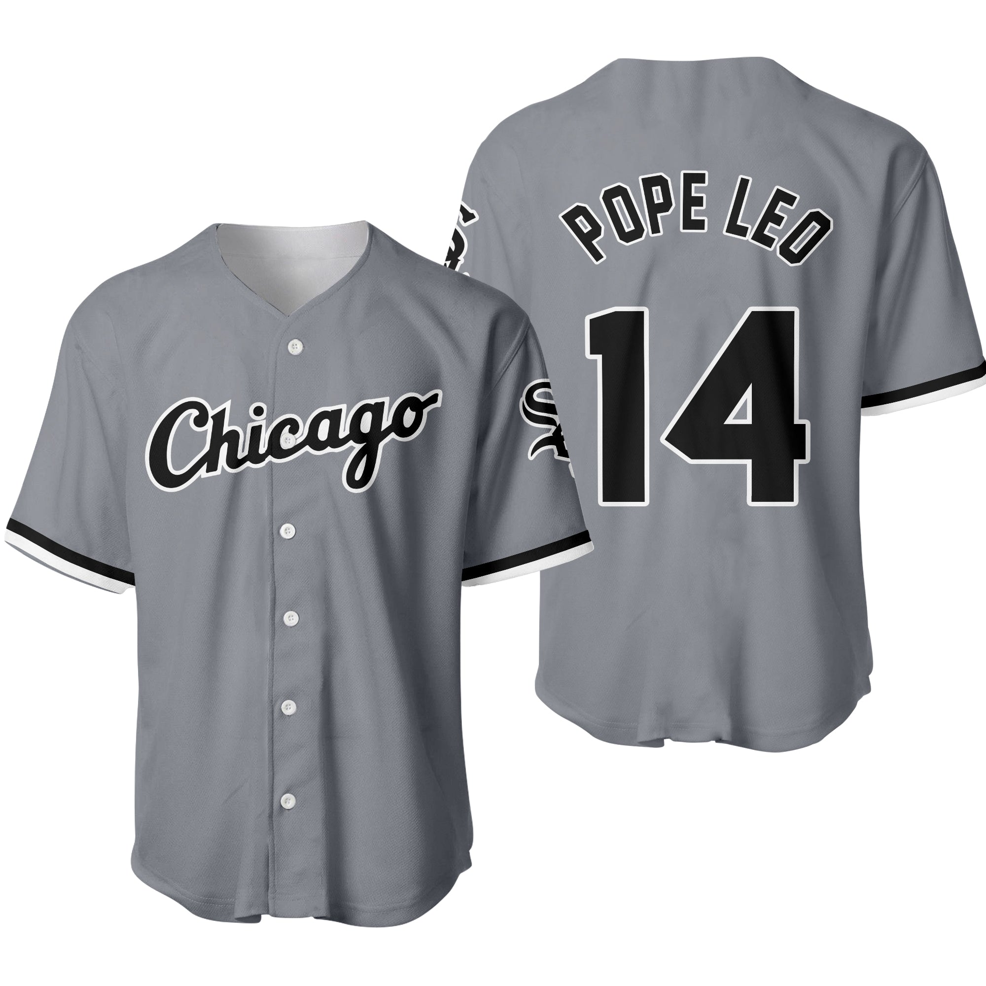 Chicago White Sox Pope Leo 14 Baseball Jersey