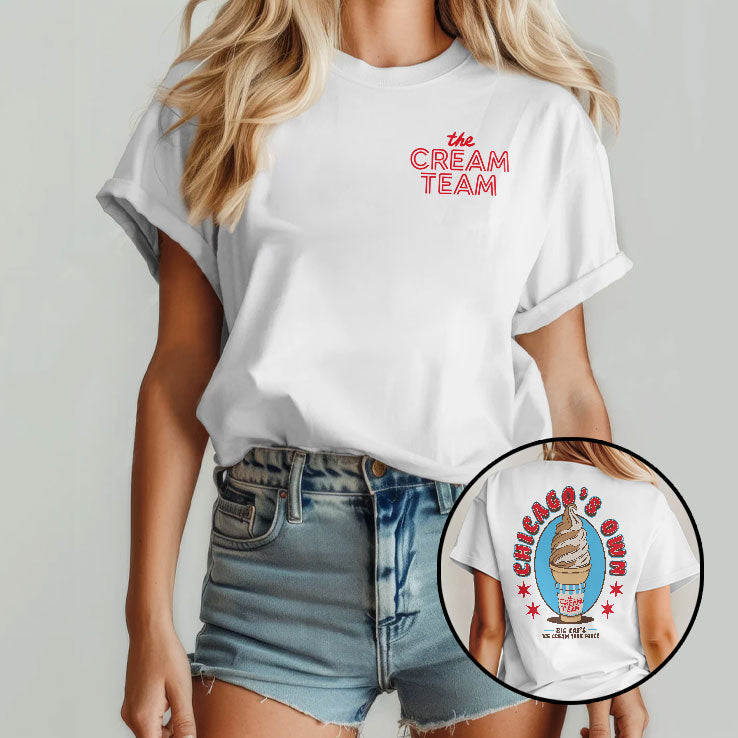 Chicago’s Own The Cream Team Big Cat’s Ice Cream Task Force T Shirt