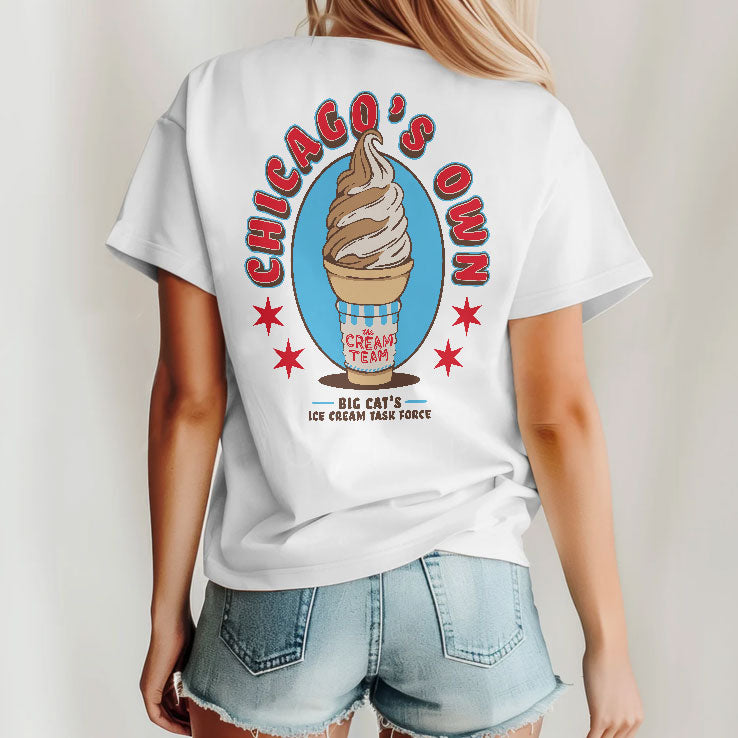 Chicago’s Own The Cream Team Big Cat’s Ice Cream Task Force T Shirt