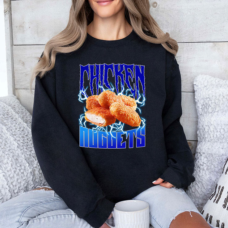 Chicken Nuggets Heavy Metal Shirt