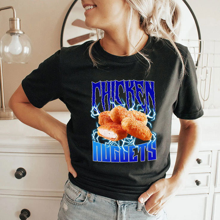 Chicken Nuggets Heavy Metal Shirt