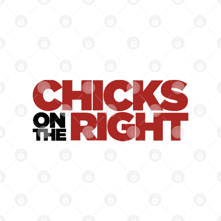 Chicks On The Right Ringer Tee