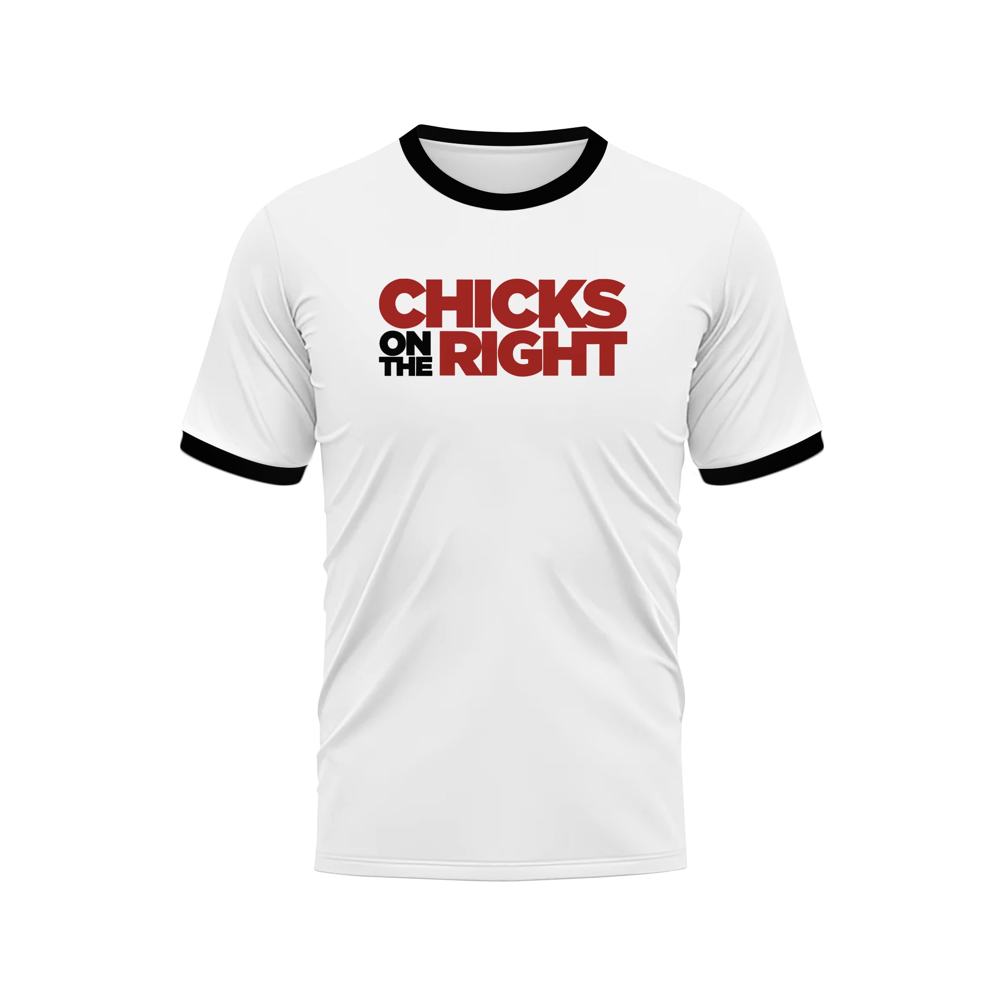 Chicks On The Right Ringer Tee