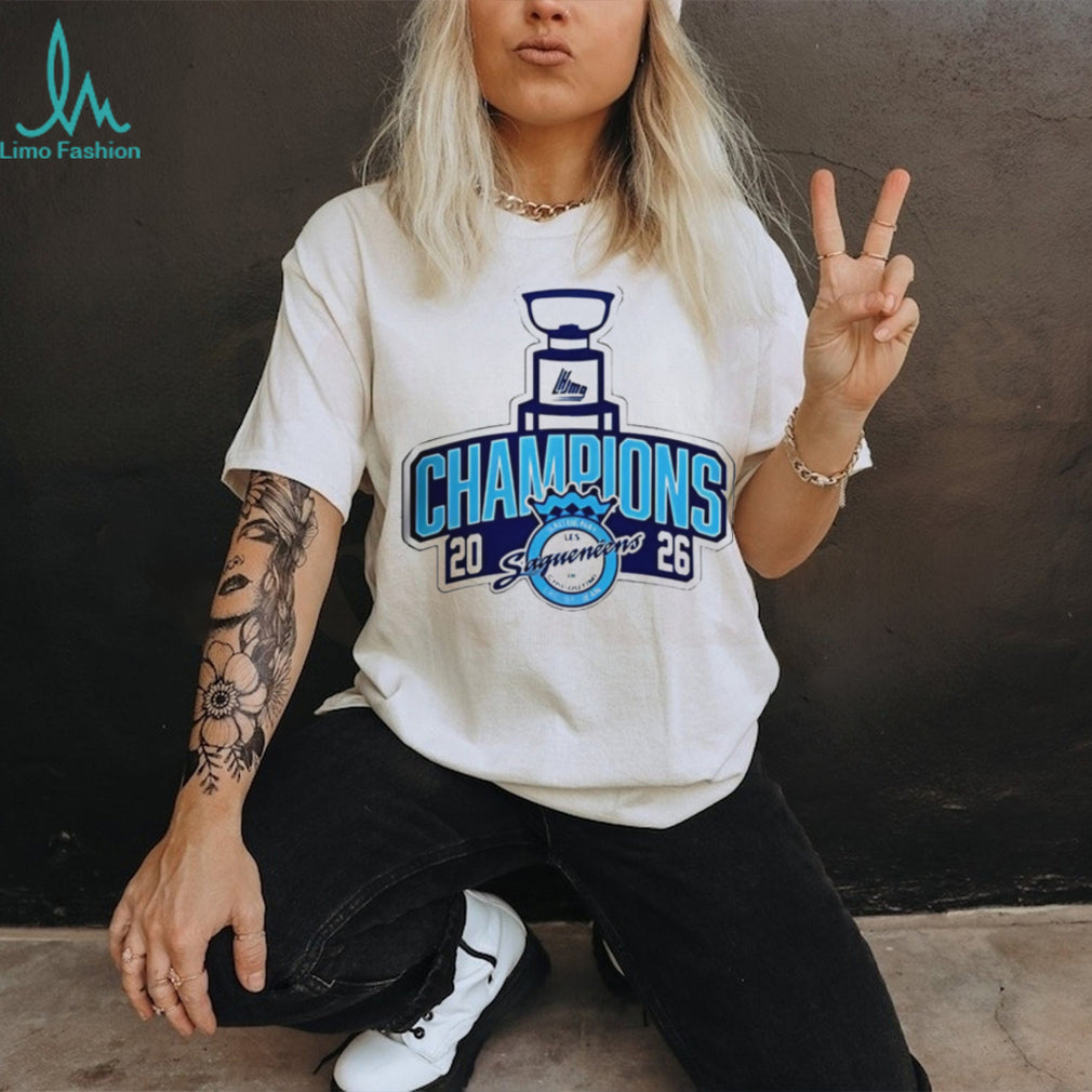 Chicoutimi Sagueneens QMJHL Champions 2026 Hockey T Shirt