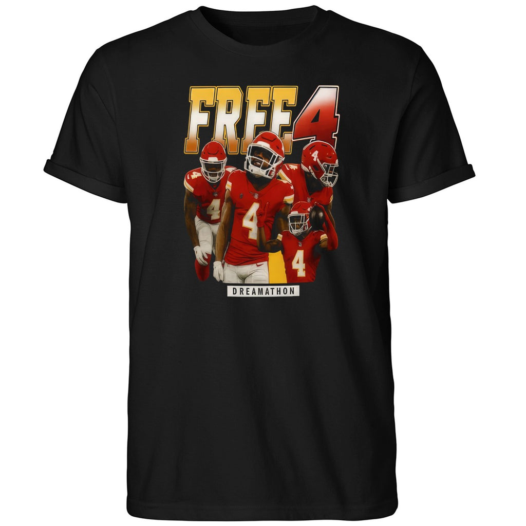 Chiefs Tyquan Thornton wearing Free 4 Shirt