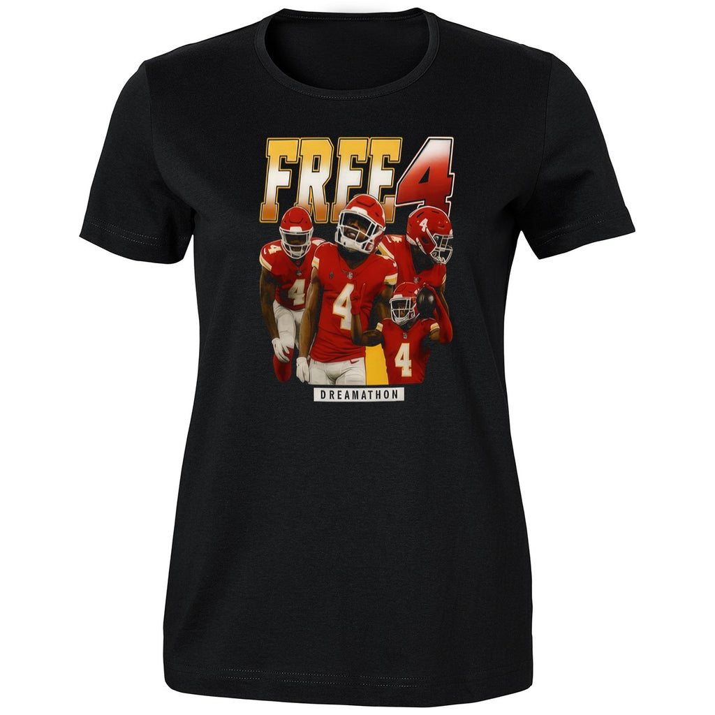 Chiefs Tyquan Thornton wearing Free 4 Shirt