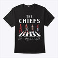 Chiefs Walking Abbey Road Andy Reid Travis Kelce Patrick Mahomes Chris Jones Shirt