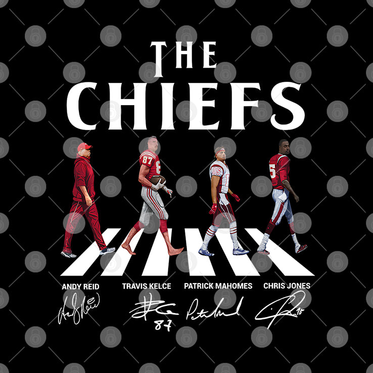 Chiefs Walking Abbey Road Andy Reid Travis Kelce Patrick Mahomes Chris Jones Shirt