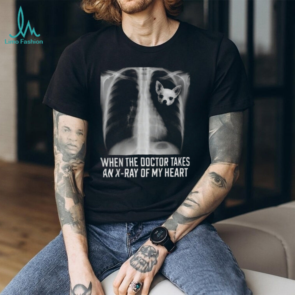 Chihuahua In My Heart X Ray Funny Dog Lover T Shirt