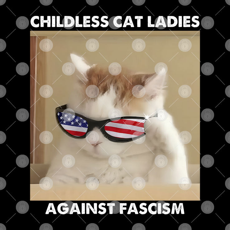 Childless Cat Ladies Against Fascism Shirt