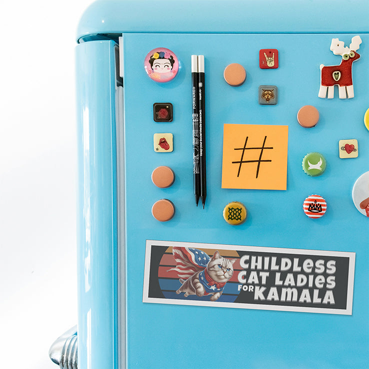 Childless Cat Ladies For Kamala Car Magnet