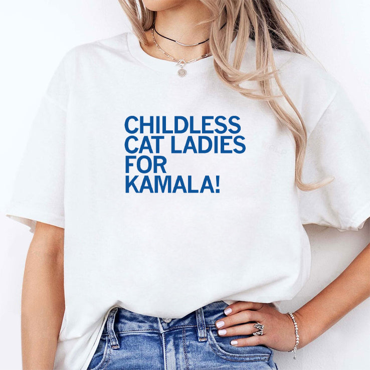 Childless Cat Ladies For Kamala Shirt