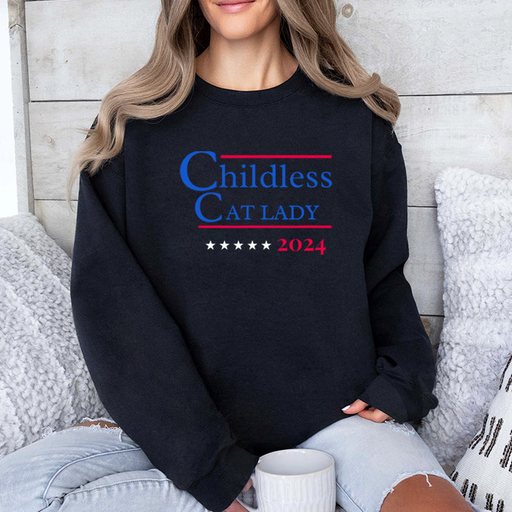 Childless Cat Lady 2024 Kamala T Shirt