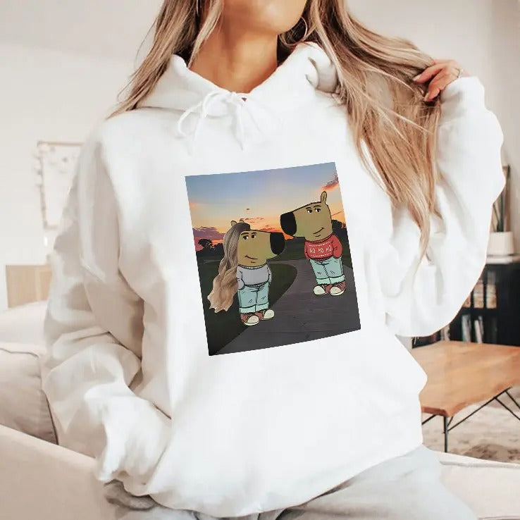 Chill Guy And Chill Girl Meme Shirt