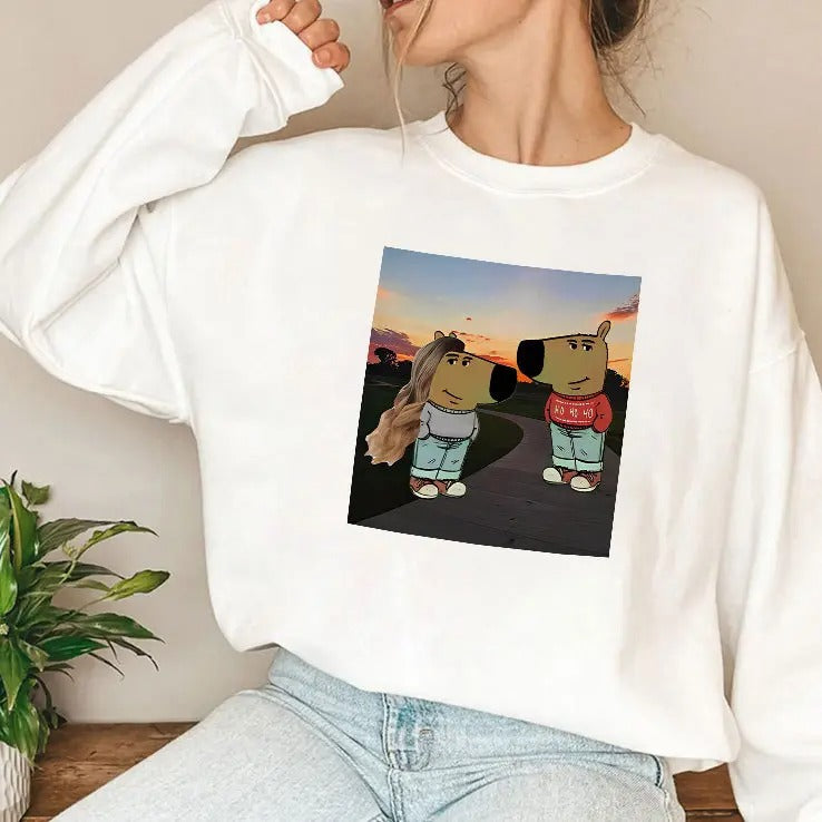 Chill Guy And Chill Girl Meme Shirt