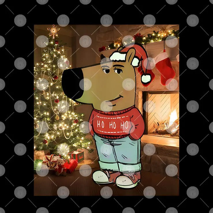 Chill Guy Meme Christmas Costume Shirt