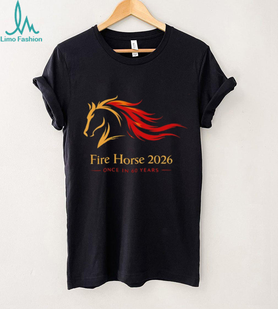 Chinese Zodiac Year of the Fire Horse 2026 Commemorative T Shirt