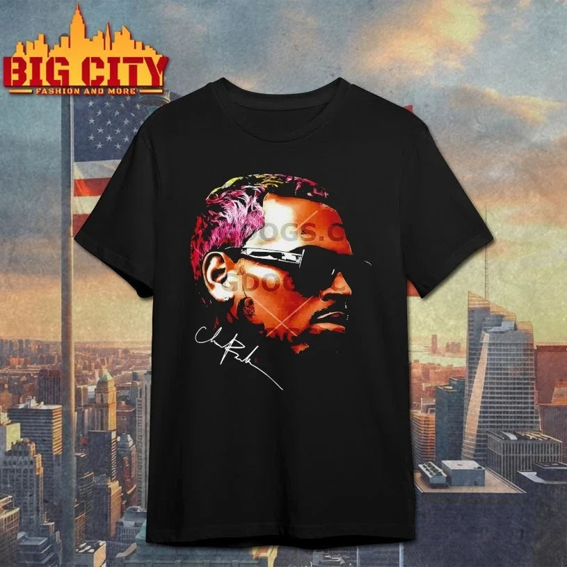 Chris Brown Dyed Hair Chris Brown Breezy Bowl Tour 2026 T-Shirt