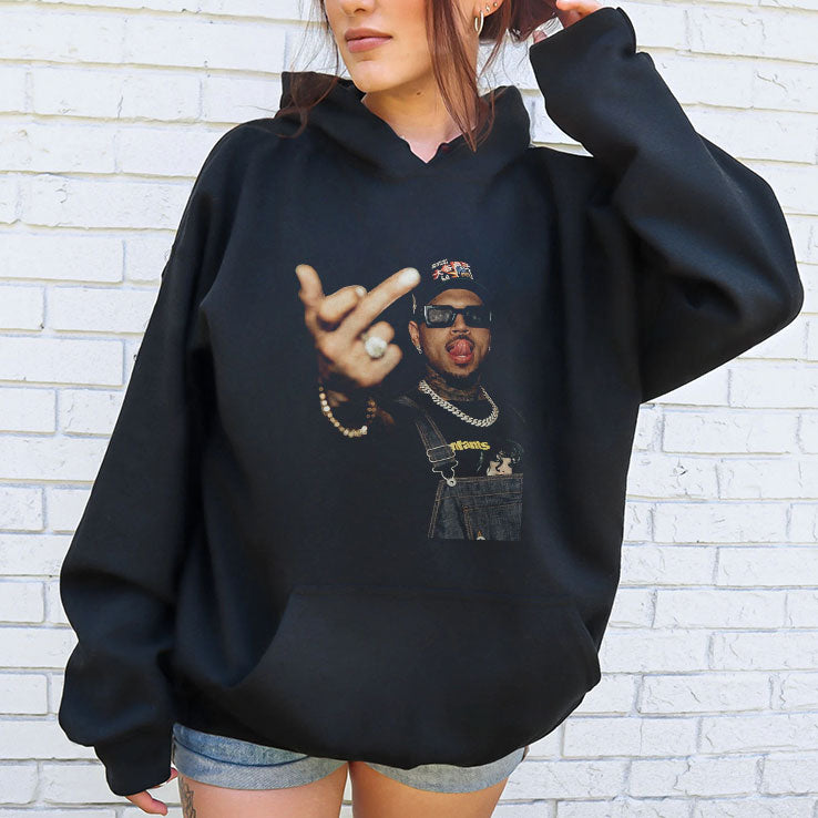 Chris Brown Middle Finger T Shirt