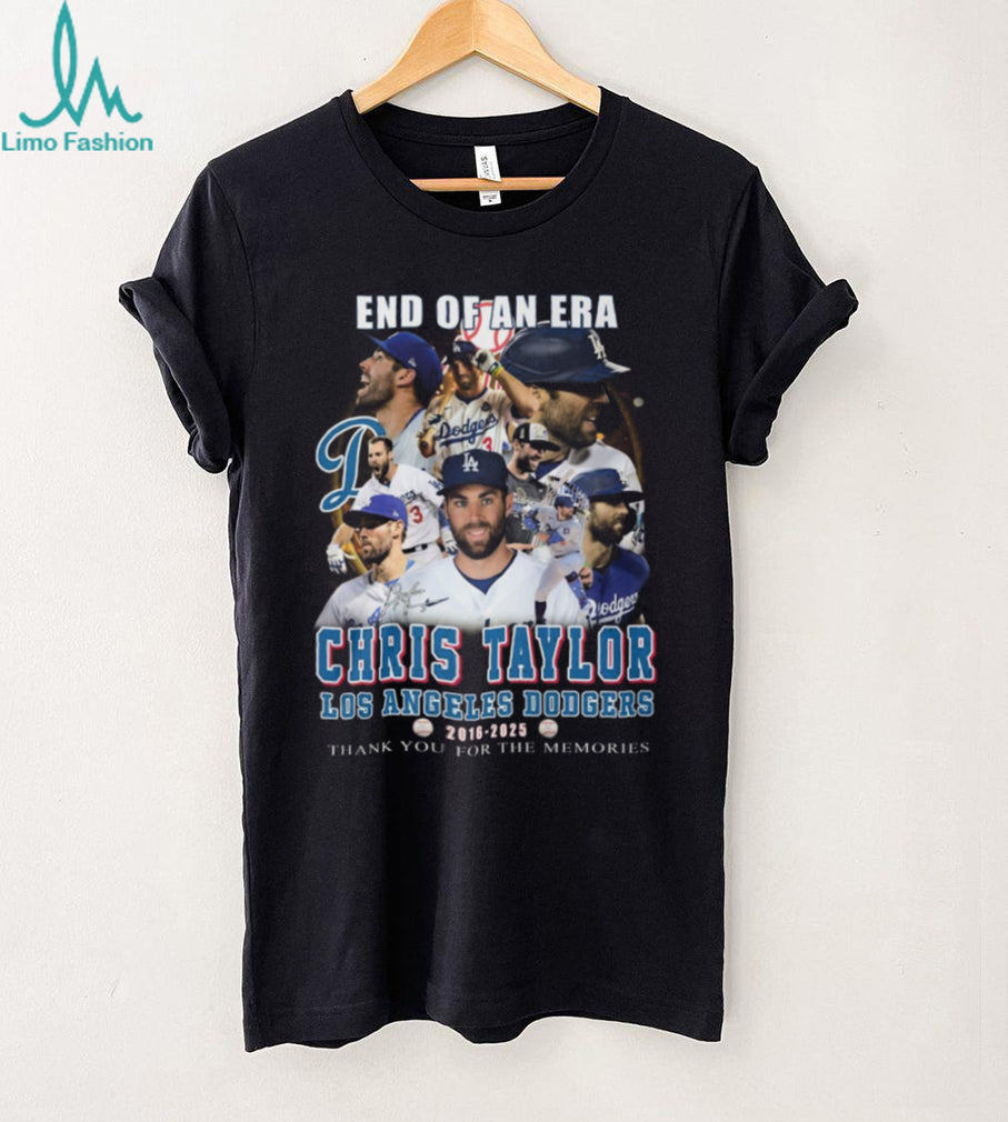 Chris Taylor Los Angeles Dodgers End Of An Era 2016 2025 Shirt