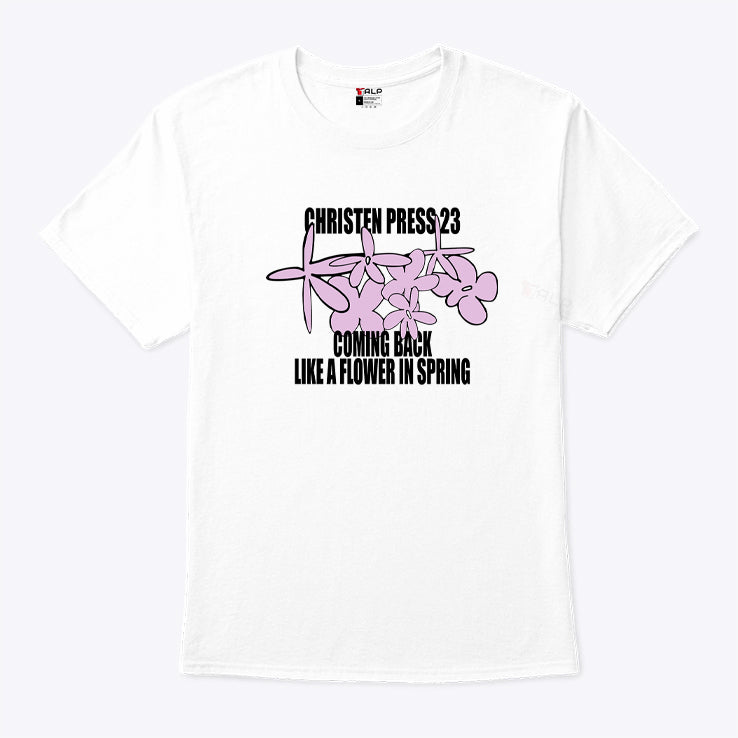 Christen Press 23 Coming Back Like A Flower In Spring Shirt