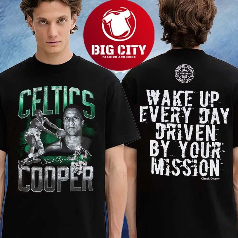 Chuck Cooper Boston Celtics 75th Anniversary Pioneers Player Two Sided Shirt