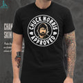 Chuck Norris Approved Martial Arts Action Hero Graphic T Shirt