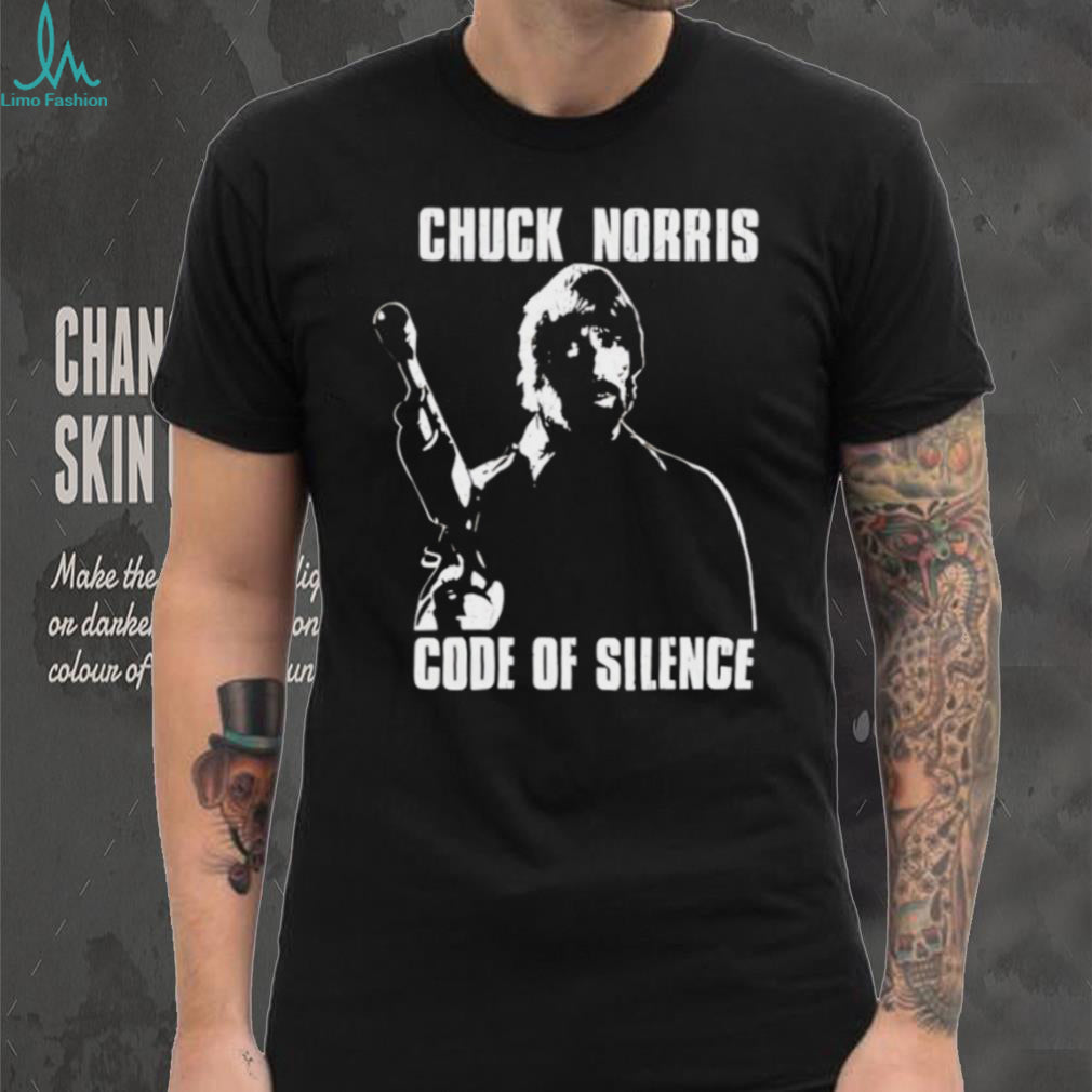 Chuck Norris Code of Silence Vintage Movie Poster Style T Shirt