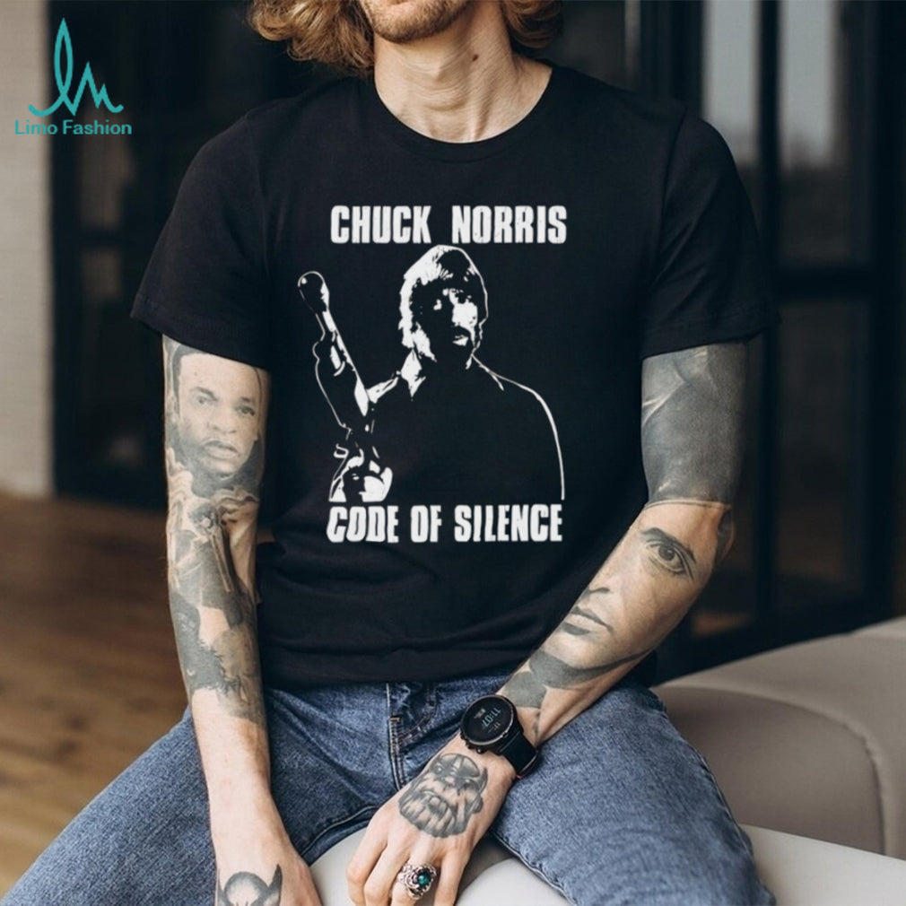 Chuck Norris Code of Silence Vintage Movie Poster Style T Shirt