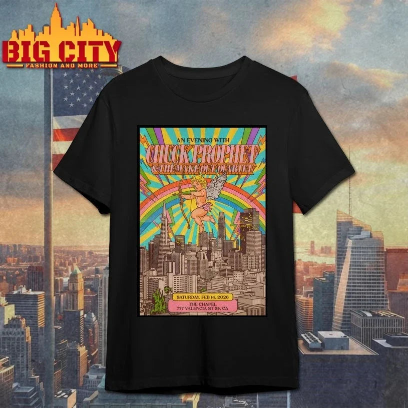 Chuck Prophet The Chapel in San Francisco CA Feb 14 2026 Poster t-shirt