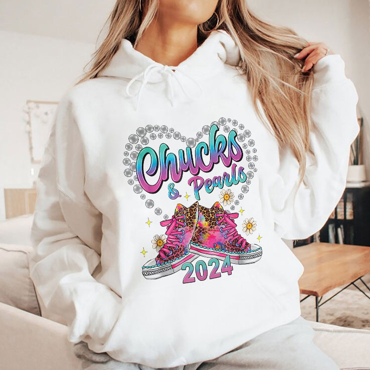 Chucks And Pearls Kamala Harris 2024 For President 47 Shirt