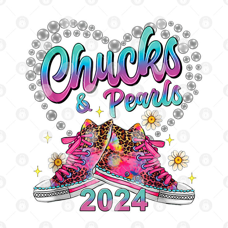 Chucks And Pearls Kamala Harris 2024 For President 47 Shirt