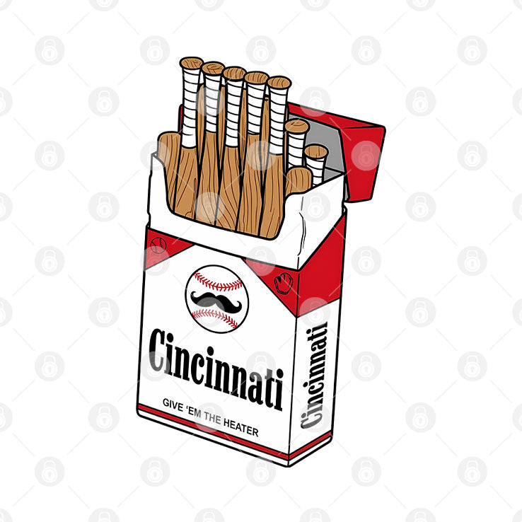 Cincinnati Baseball Bat Pack Parody Shirt