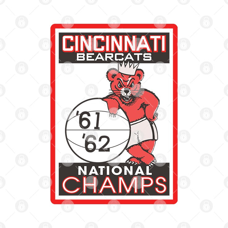 Cincinnati Bearcats National Champs 62 62 Shirt