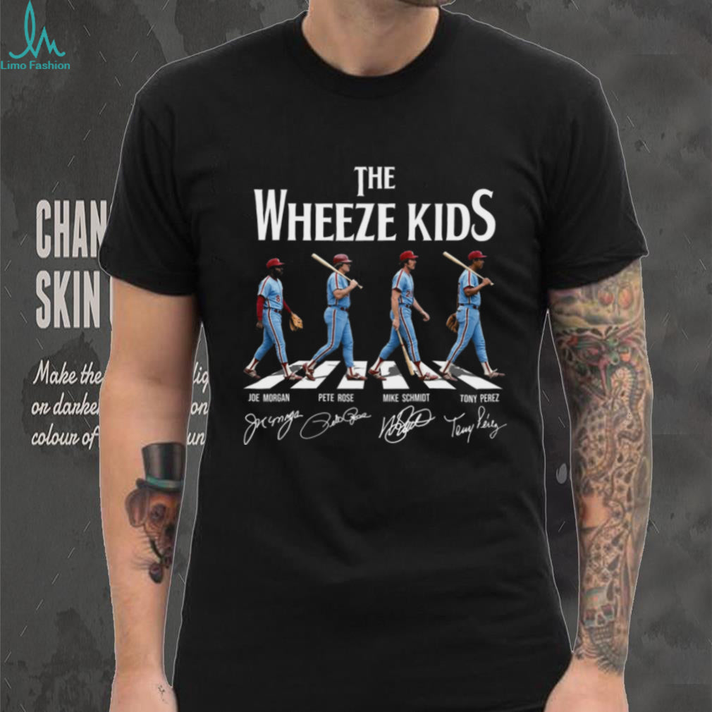 Cincinnati Reds Big Red Machine Retro Wheeze Kids Baseball Legends Fans Shirt
