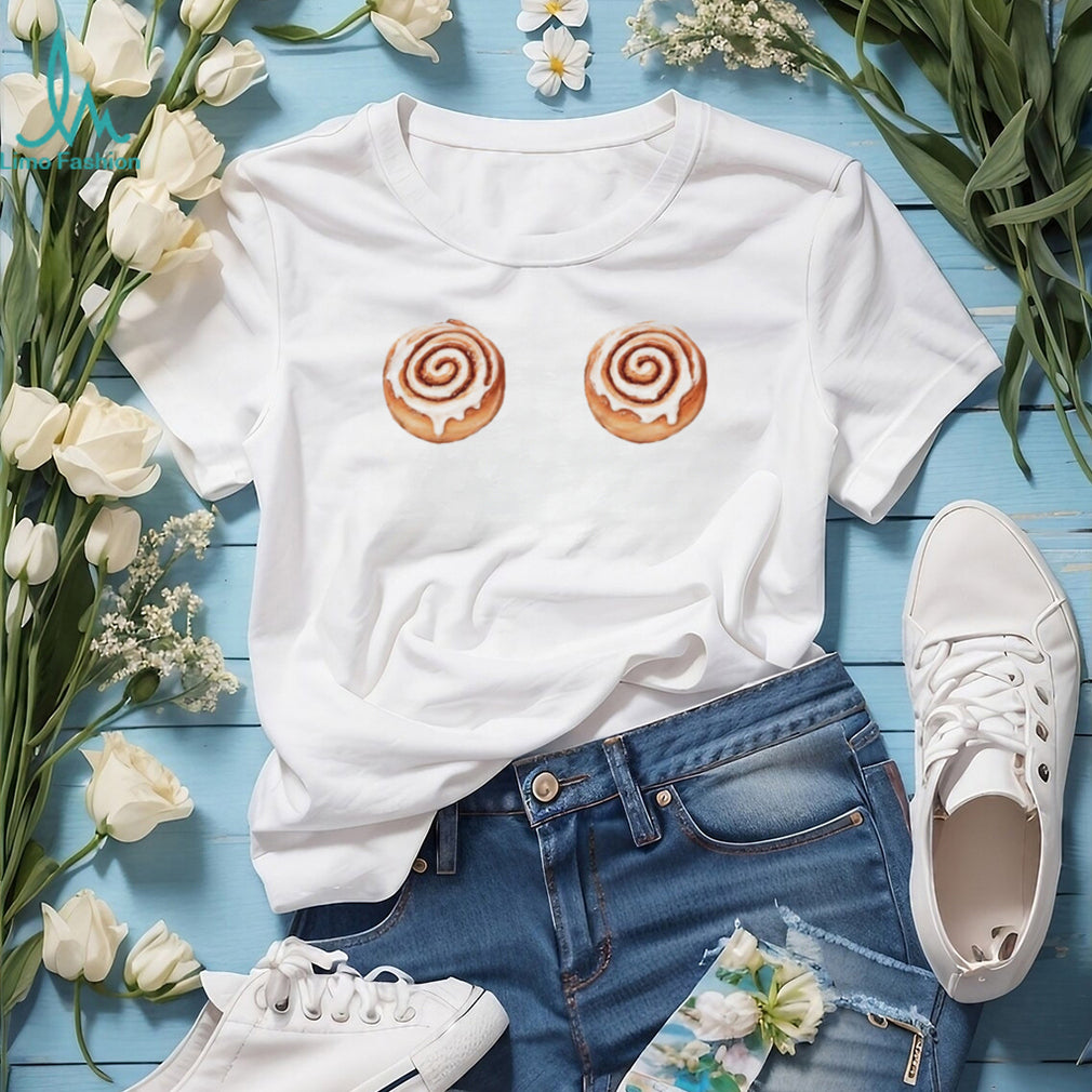 Cinnamon Rolls Pastry Illustration Foodie Graphic T Shirt