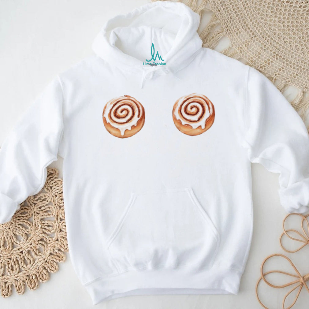 Cinnamon Rolls Pastry Illustration Foodie Graphic T Shirt
